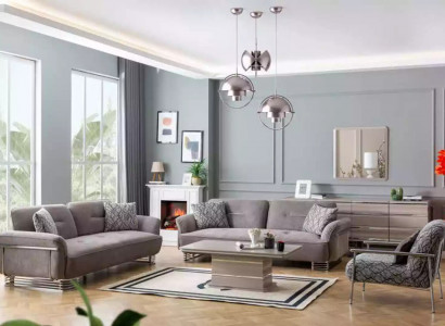 Sofagarnitur 3+3+1 Sitzer Wohnzimmer Set Modern Set Neu Luxus Möbel